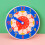 5.5in Learning Clock Learning Board for w/ 12/24 Hour Scale Primary Toddler Gi Red 10