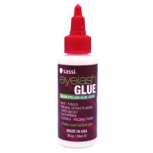 Sassi Wimpernkleber Klar 2oz | Schnell trocknend, natürliche Extrakte, wasserfest, langlebig