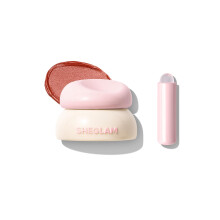 SHEGLAM Bounce Putty Pocket Lip Pot Velvet Matte Lip Gloss Hohe Pigmentierung - Peachy Pie