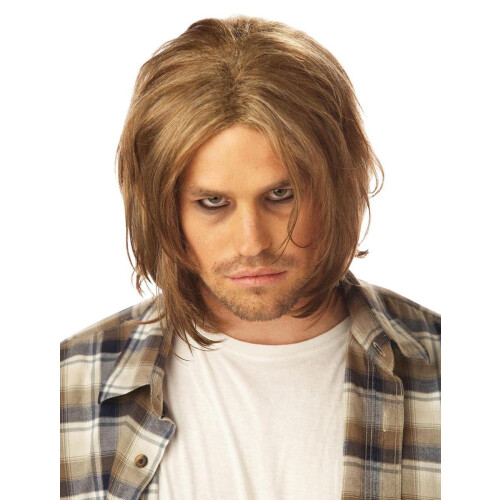 Dunkelblonde Grunge Kostümperücke Erwachsene Einheitsgröße