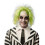 Trickster Wit & Groen Volwassen Kostuum Peruk 1