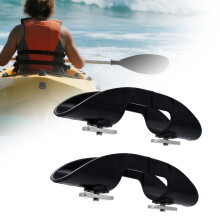 Kayak Paddle Clip Gear Storage Mount Set with Hardware for Deck Travel Support