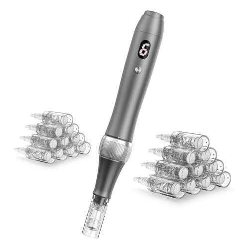 Penna Derma Roller Microneedling 0.25mm Graehn Per Uomini e Donne a Casa