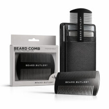 Beard Butler 'The Original' Metalen Portemonnee Kam - Slanke Creditcard Kam voor Baard & Snor