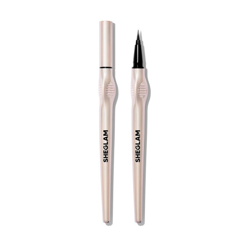 SHEGLAM Eyeliner Liquido Waterproof Matte Nero Lungo e Facile da Impugnare
