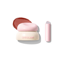 SHEGLAM Bounce Putty Pocket Lip Pot samtig matte Lipgloss mit hoher Farbpigmentierung - High Key