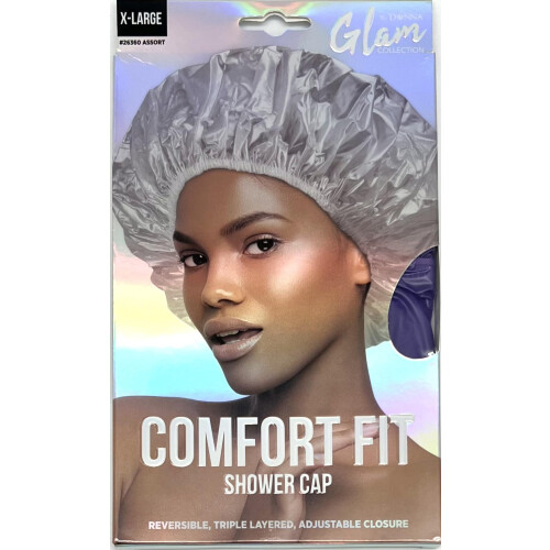 Gorro de Ducha DONNA Ajuste Cómodo Impermeable Reutilizable Banda Elástica para Mujeres XL