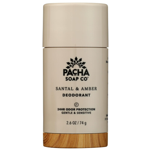 Pacha Soap Santal & Amber Deodorant, 2,6 OZ
