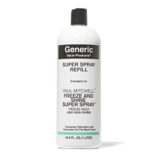 Generic Value Products Super Spray, Krachtig, Langdurige Hold, Sulfaatvrij, Glutenvrij, Bevat Zonnebrand voor Extra Bescherming