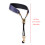 Leather Saxophone Shoulder Strap Neck Harness Musical Instruments Accessories Black 4