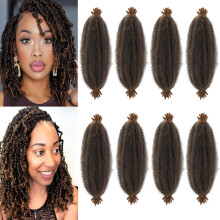 Cabello trenzado Marley de 14 pulgadas, 8 paquetes de cabello para trenzar separados para locs suaves