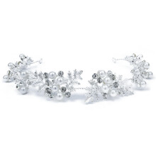 Needzo Strass Tiara Kroon Hairaccessoire, Eerste Communie, Bruiloften, Bloemenmeisjes, Sparkly Haarband, One Size