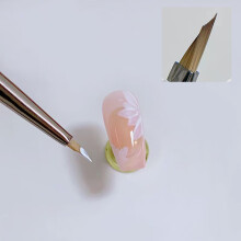 Exttem 1 pcs Nageltekenpen voor Nail Art, Borstel voor Petalen en Vlinders