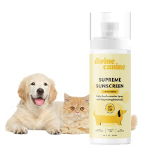 Protector Solar para Perros - Protección Solar - 3.4 Fl Oz - Esenciales de Verano para Perros Resistente al Agua SPF 30