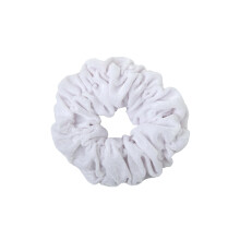 Jumbo Samt Scrunchy (Weiß)