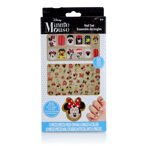 Disney Set di Nail Art Minnie Mouse di Disney, 66 Pezzi per Bambini