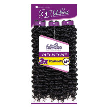 LULUTRESS Trenzas de Ganchillo 3X Bohemias 14" (2-PACK, 1)