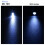 5Set DC 12V 3mm Pre Wired LED with Holder, White Light Round Top Clear Lens, 6mm Panel Mount 2