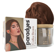 Paradyes Top-Up Semi-Permanente Koffiebruin DIY Conditioner Haarverf, 120 g, Voor Iedereen, 1 Stuk