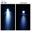 5Set DC 12V 5mm Pre Wired LED with Holder, White Light Round Top Clear Lens, 8mm Panel Mount 2