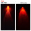 5Set DC 12V 3mm Pre Wired LED with Holder, Red Light Round Top Clear Lens, 6mm Panel Mount 2