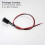 5Set DC 12V 5mm Pre Wired LED with Holder, Blue Light Round Top Clear Lens, 8mm Panel Mount 4