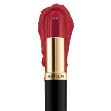 Revlon Super Lustrous Matte Lipstick, 80% Conditioning Ingredients, Intance Color, Waterproof, Long-Lasting, 100% Vegan Lipstick, Red Rules The World