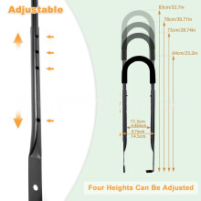 Rear Mount Kid Bike Push Bar with Parent Help for Balance Practice LS