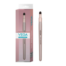 Brocha Difusora Vega Para Ojos, Esponja Suave Para Ojos Ahumados, Mango De Madera, 119Mm, 4G