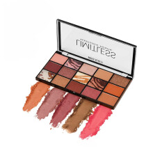 Paleta de Sombras Swiss Beauty Limitless | Mate, Brillante y Metálico | 15 Tonos | Shade-02: Su