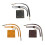houlder Bag Bottom Square Pattern DIY Woven Bag Plate and Drawstring Handle Set Brown 2
