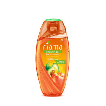 Gel de Ducha Fiama con Melocotón y Aguacate, 250Ml, Gel de Baño para Todos los Tipos de Piel