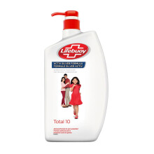 Lifebuoy Gel de Ducha Total10, 1L | Protección Avanzada Contra Gérmenes