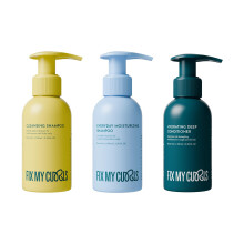 Fix My Curls Wash Day Trio | Reinigende & Hydraterende Shampoo, Diepe Conditioner | Siliconen & SLS Vrij | 100Ml