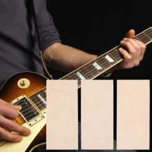 3 Pcs Wooden Guitar Head Veneers Headplate Guitar Tool Parts Durable & Stable