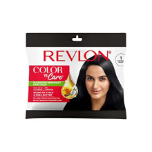 Revlon Color 'N Care Voedende Permanente Haarkleur - 1 Natuurlijk Zwart - Met Essentiele Oliën Van Kokos, Argan, Zonnebloem & Jojoba