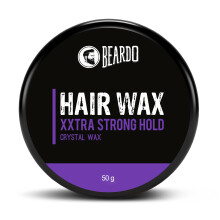 Beardo Xxtra Stronghold Haarwax, 50 G | Kristal Haarwax Voor Mannen | Extra Sterke Hold Wax