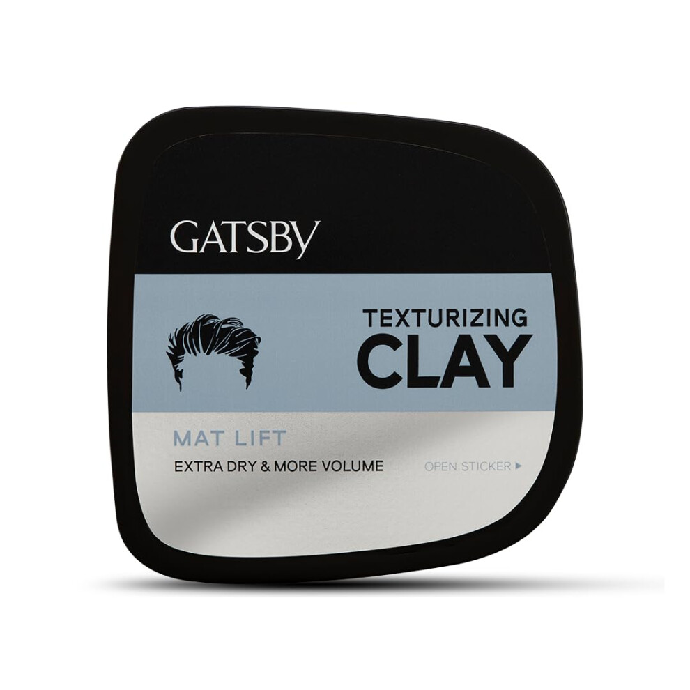 Photos - Hair Styling Product Gatsby Japan Texturizing Clay - Mat Lift | For Super Strong Hold, More Volume & Extra Dry Look | Stylish Matte Finish | Anyt