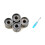 4x Guitar Knobs Top Hat Knob 6.5mm Shaft Hole Guitar Potentiometer Control Knobs 6