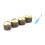 4x Guitar Knobs Top Hat Knob 6.5mm Shaft Hole Guitar Potentiometer Control Knobs 7