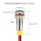 Signal Indicator Light AC/DC 12V 6mm Dash Lamp Flush Panel Mount Green LED Metal Shell 5Pcs 2