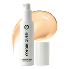 Colors Queen Lichtreflektierender Illuminierender Primer - 30Ml | Langanhaltend & Leicht | Strahlendes Finish