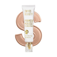 Swiss Beauty Primer Mousse Foundation Gewichtslos, Matt, 30ml
