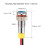 Signal Indicator Light AC/DC 12V 6mm Dash Lamp Flush Panel Mount Blue LED Metal Shell 5Pcs 2