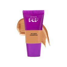 Sugar Pop Hd Flüssige Foundation Tube Mit Spf 30 | Hält Bis Zu 16 Std. | Volle Deckkraft | Wasserfest | Matte Finish | 18Ml - 15 Fig