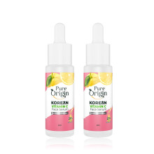 Pure Origin Korean Vitamin C Bright Boosting Face Serum (Pack Of 2) | Reduces Dark Spots & Dullness | Non-Sticky & Quick-Absorbing | Brightens & Evens