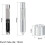 Grommet Tool Kit 100 Sets 3/8" Copper Grommets Eyelets with 3pcs Install Tools, 10mm Inside Dia. Silver Tone 5