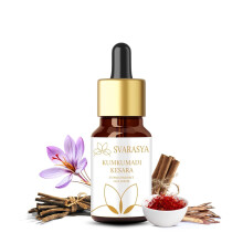 Svarasya Kumkumadi Tailam Face Oil - 12Ml Ayurvedic Kumkumadi Oil With Saffron & Sandalwood - Helps Reduce Signs Of Aging | For Radiant Skin | For Men