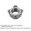 Weld Nuts, M16 Square UNC Carbon Steel Machine Screw Gray 20Pcs 4