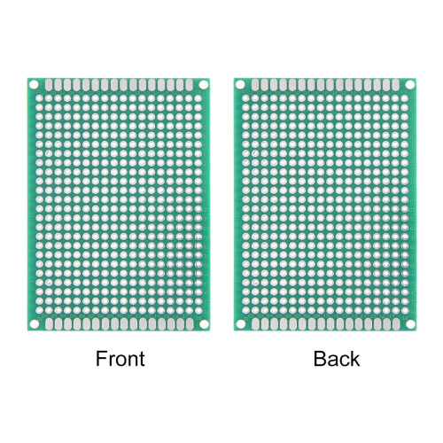 20pcs 5x7cm Double Sided PCB Board Universal Printed Circuit Proto Board for DIY Soldering Electronic Projects Practice Test Circuit 2